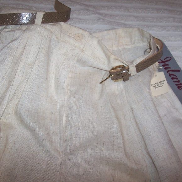 NWT Julane Pleated Womens  Pants Vintage - Picture 2 of 4